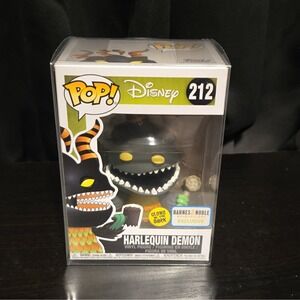 Funko Pop! Harlequin Demon #212 GITD Barnes & Noble Disney Nightmare Before Chr…